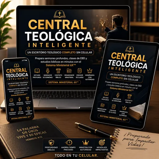 Theological Center running on a phone